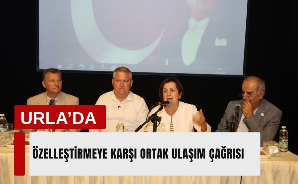 Urla’da otoyol özelleştirmesine karşı ortak ulaşım çağrısı