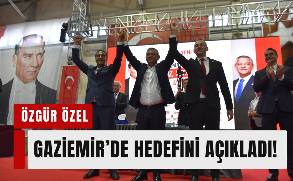 Özgür Özel: 'Partiyi birinci parti yapamazsam görevi bırakacağım!'