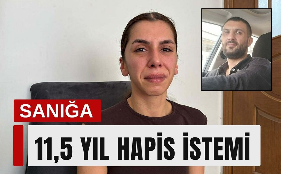 Eşinin boğazına bıçak dayayan sanığa 11,5 yıl hapis istemi