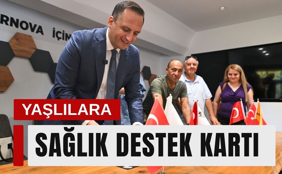 Bornova’dan yaşlılara sağlık destek kartı