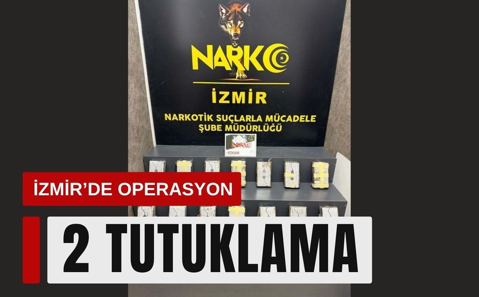 İzmir'de operasyon: 2 tutuklama