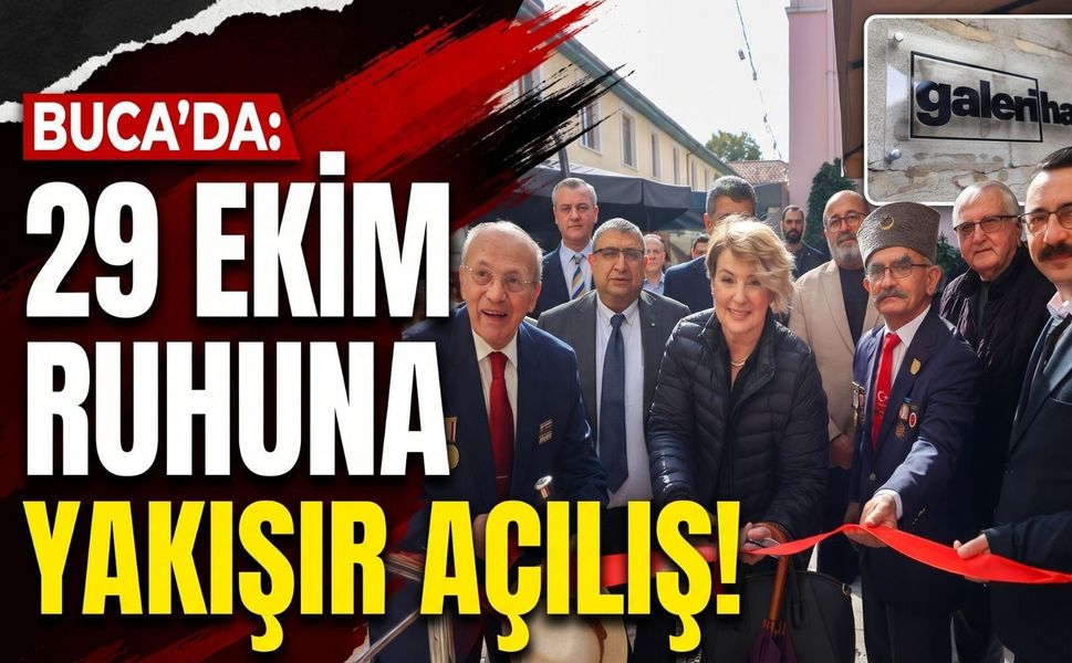 Buca’da tarihi hamam sanat galerisine dönüştürüldü