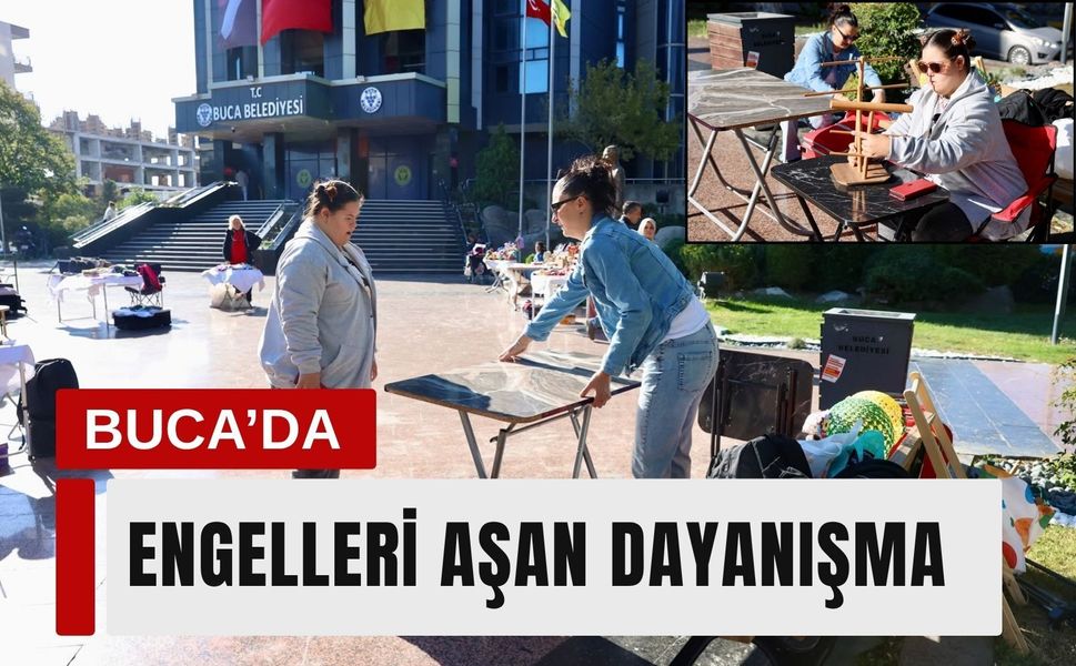 Buca El Emeği Pazarı’nda engelleri aşan dayanışma