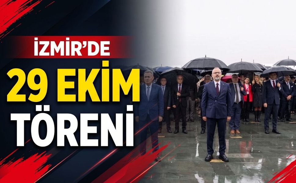İzmir’de 29 Ekim töreni düzenlendi