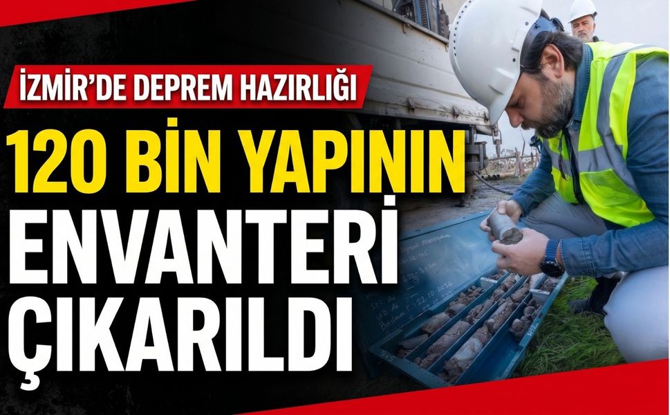 İzmir’de deprem hazırlığı: 120 bin yapının envanteri çıkarıldı