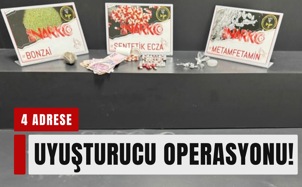 İzmir'de narko alan operasyonu: 8 tutuklama!