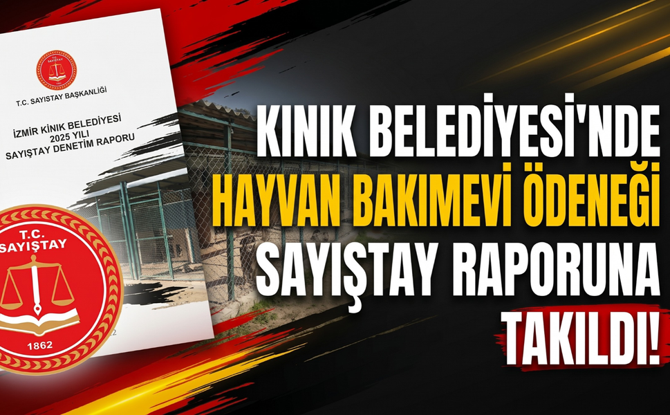 Kınık Belediyesi'nde hayvan bakımevi ödeneği Sayıştay raporuna takıldı!