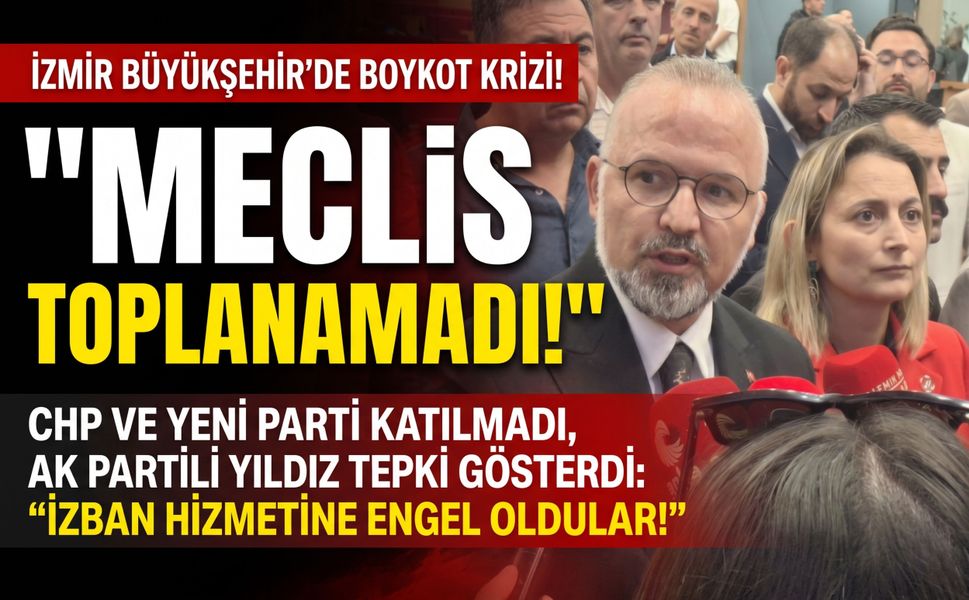 İzmir Büyükşehir Belediye Meclisi toplanamadı