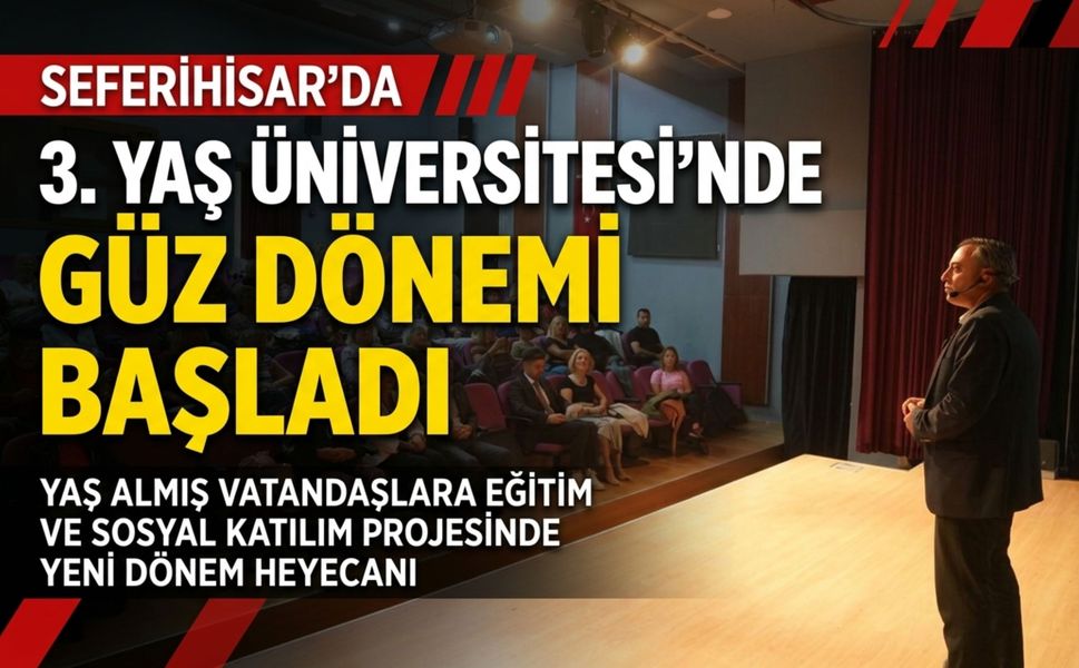 Seferihisar’da 3. Yaş Üniversitesi’nde güz dönemi başladı