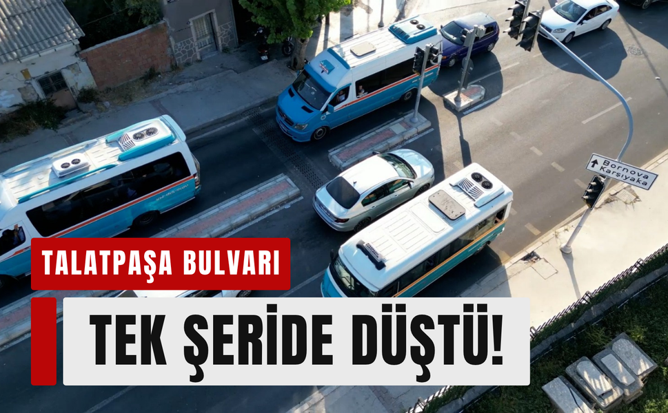 İzmir’de sürücülere tek şerit uyarısı!