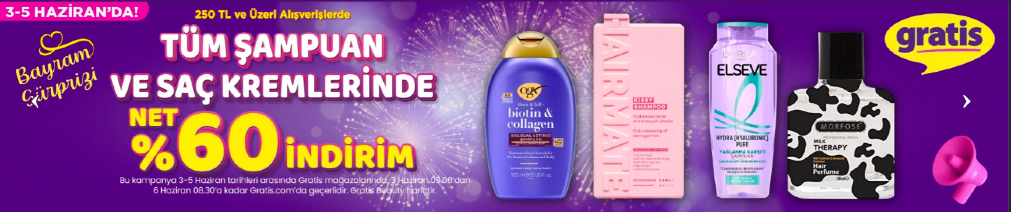 <p>Binlerce üründe geçerli olan kampanya kapsamında, makyaj malzemelerinden cilt bakım ürünlerine, parfümlerden saç bakım ürünlerine kadar birçok kategoride büyük fırsatlar sunuluyor.</p>