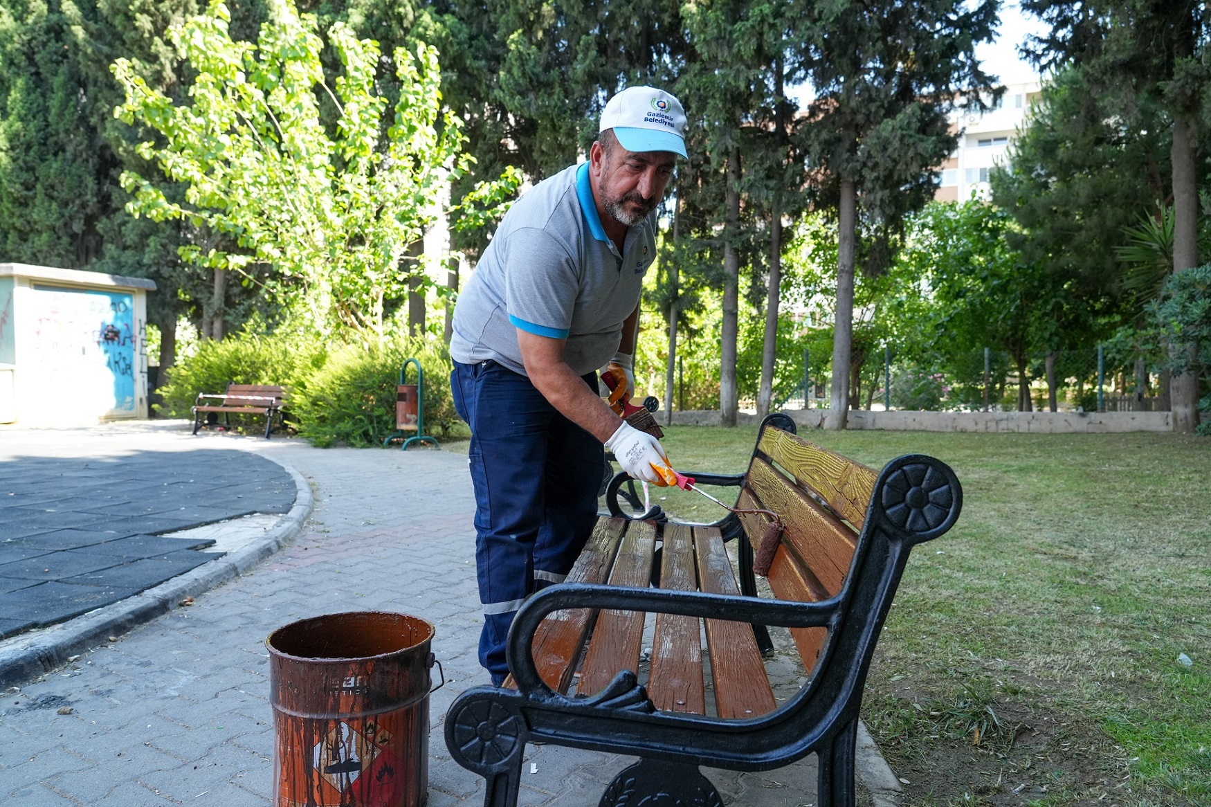 Gaziemir’in Parklarında Yoğun Çalışma (6)