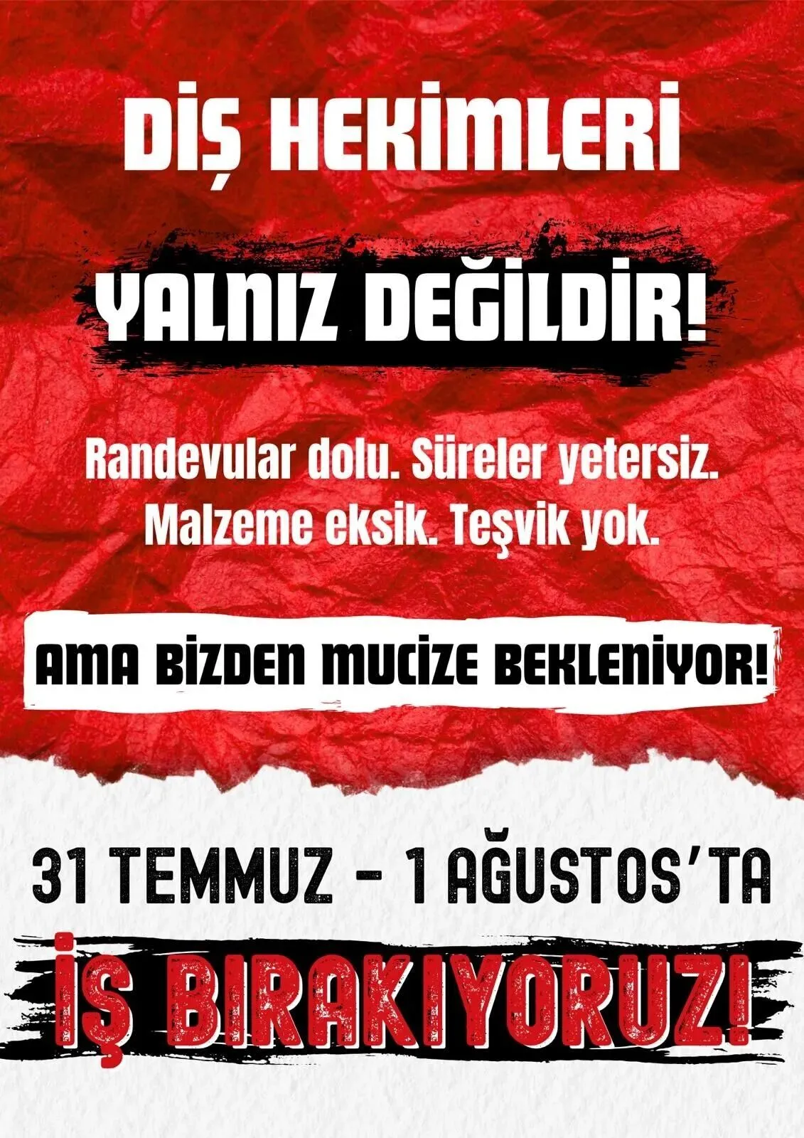 İzmir’de Diş Tedavileri Duracak! Grev Tarihleri Belli Oldu2