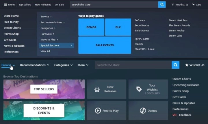 Steam Mağazası Sessizce Yenilendi İşte Yeni Arayüz2