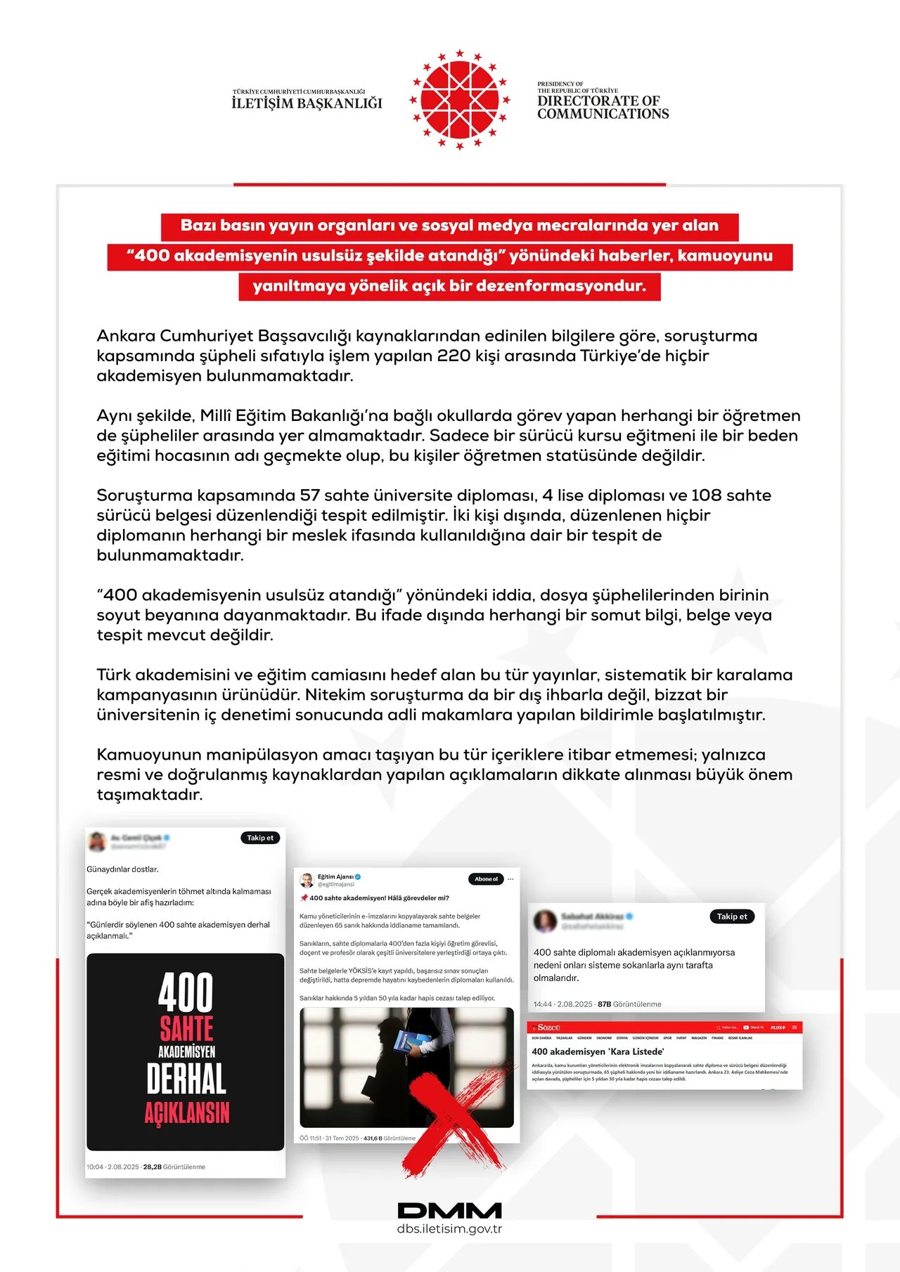 400 Akademisyen Sahte Diploma Mı Kullandı Dmm’den Net Açıklama
