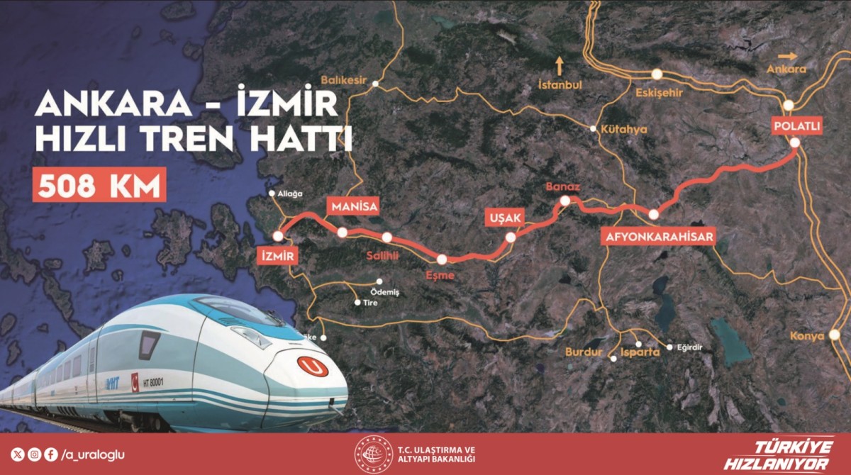 Ankara İzmir Arası 3,5 Saate Iniyor! Hızlı Tren Hattı Ne Zaman Açılacak2