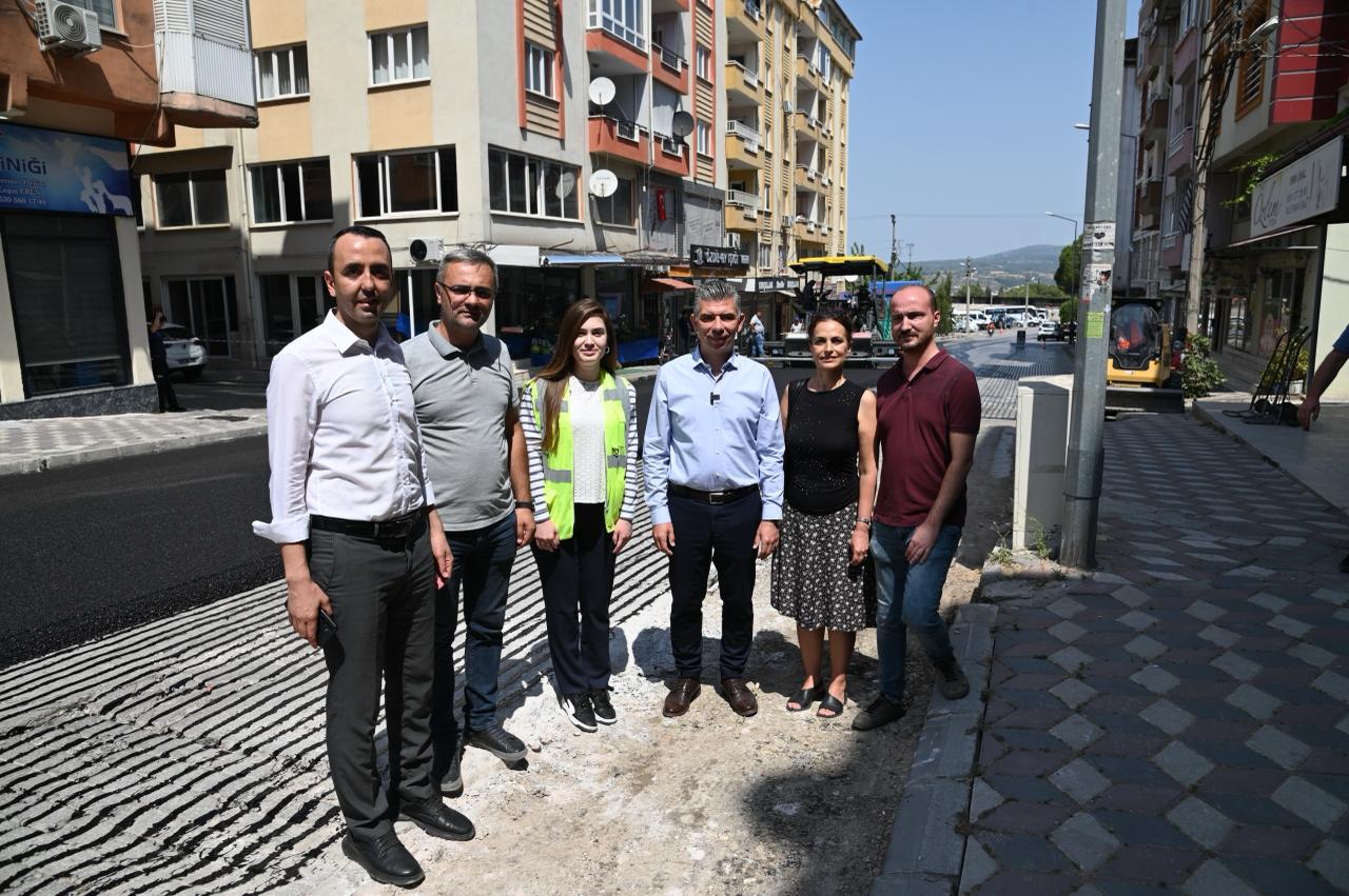 Büyükşehir, Soma’da Sıcak Asfalt Çalışmalarını Tamamladı (2)