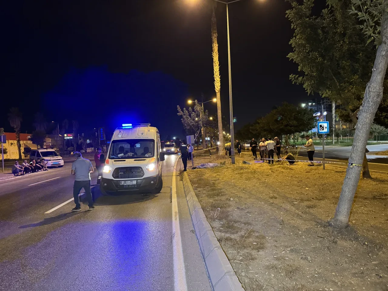Gece Yarısı Korkunç Kaza! Motosiklet Sürücüsü Canından Oldu2