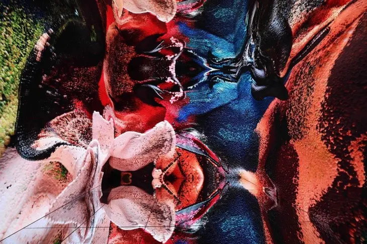 Refik Anadol Living Encyclopedia Large Nature Model