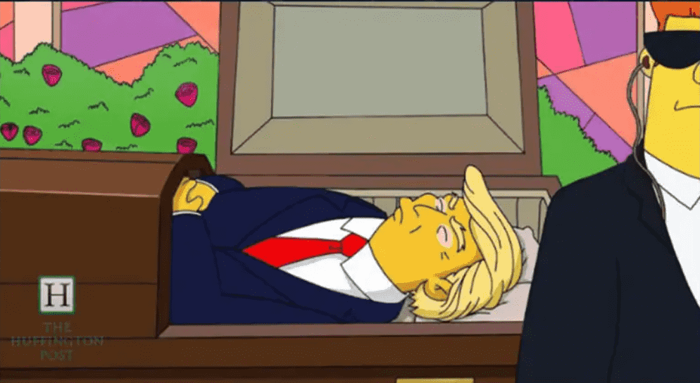 Trump Simpsons Iddia