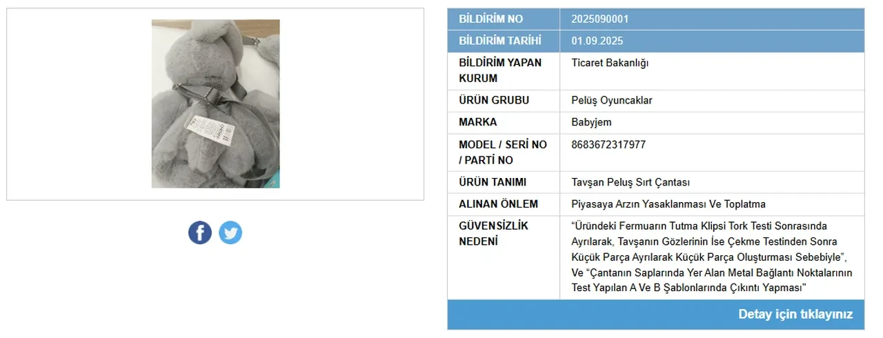 Çocuk Çantasında Büyük Risk! Bakanlık Resmen Duyurdu Bu Ürün Artık Satılmayacak