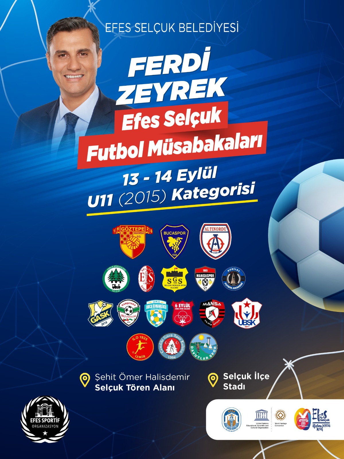Ferdi̇ Zeyrek Efes Selçuk Futbol Müsabakalari Başliyor