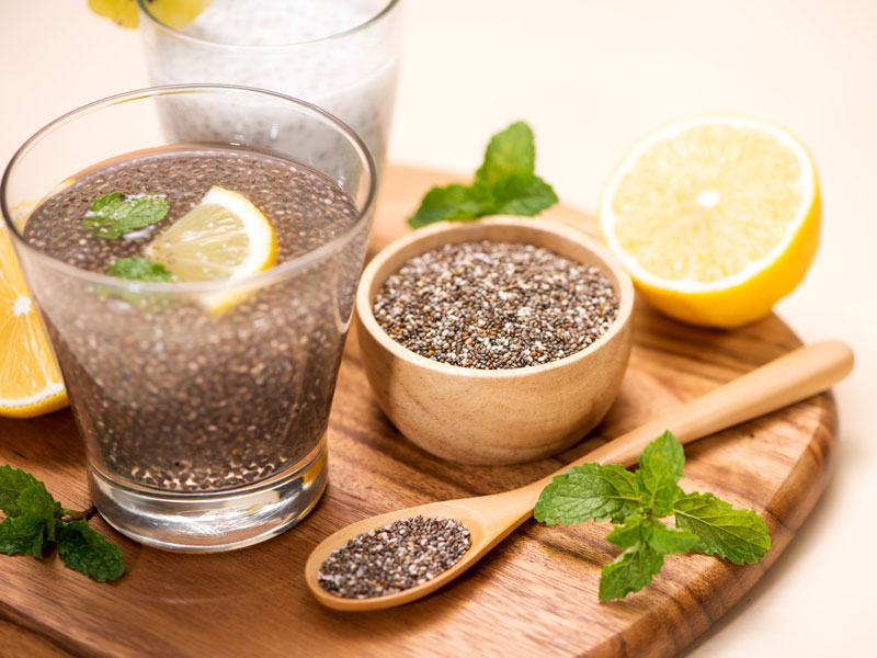 4. Chia Ve Meyve Karışımlı Su