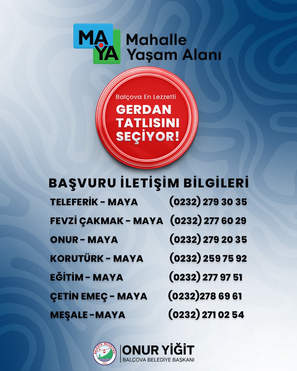 Balçova’da mahalleler arası tatlı rekabeti başlıyor!