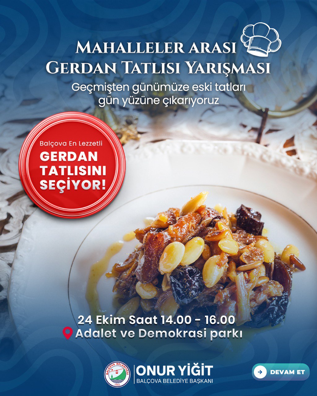Balçova’da mahalleler arası tatlı rekabeti başlıyor!-1