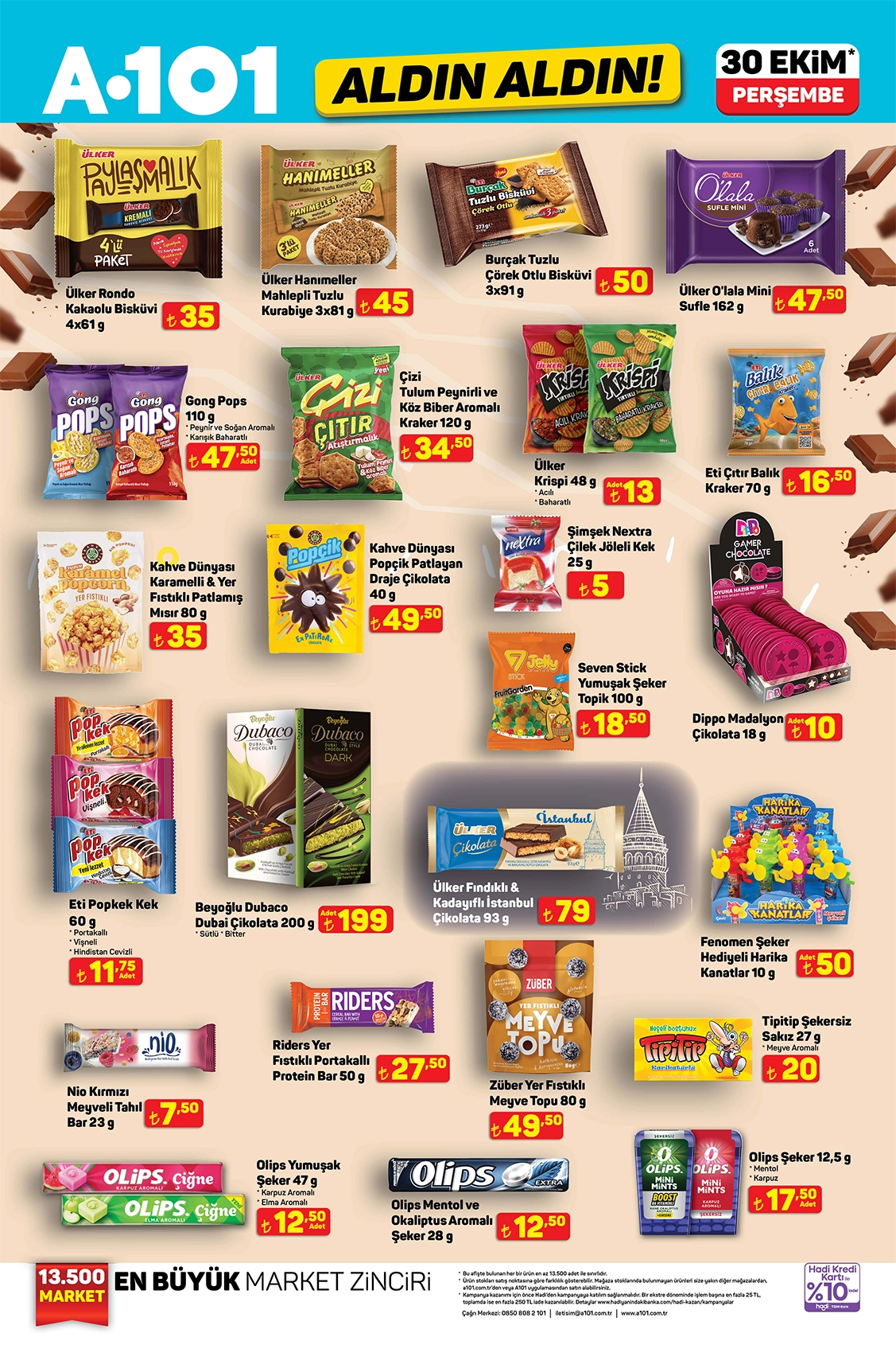 A101 30 Ekim 2025 kataloğu bomba gibi: TV, masa takımı, saç şekillendirici, buharlı temizleyici