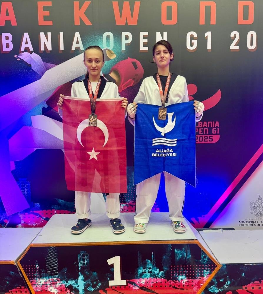 Aliağalı Taekwondocular Madalya Sevinci Yaşadı
