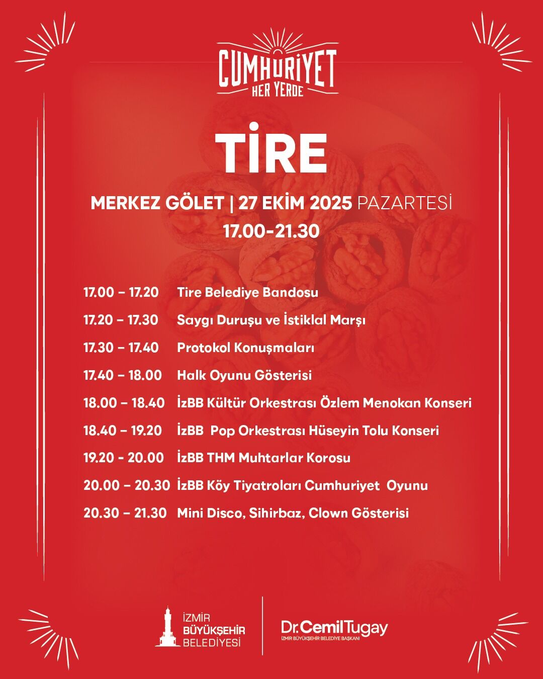 Izmir Büyükşehir Belediyesi Cumhuriyet Her Yerde Etkinlik Takvimi (5)