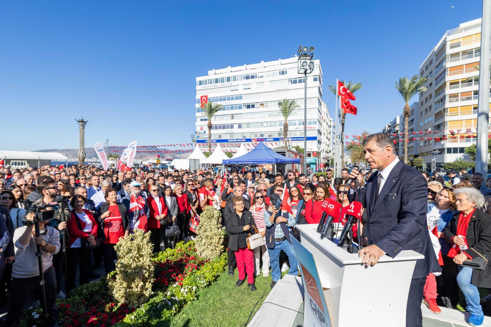 İzmir’de Chp’nin Cumhuriyet Coşkusu 'Her Chp’linin Borcu Halka' (2)
