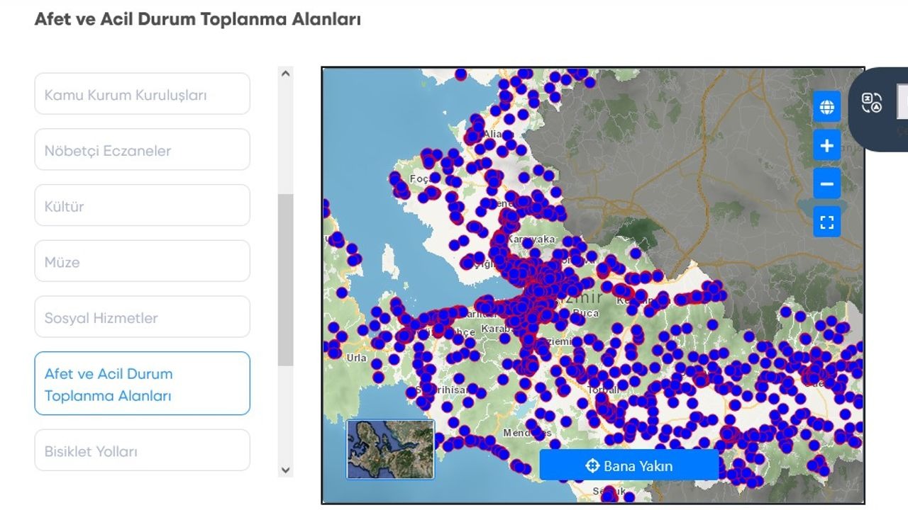 İzmir’de Deprem Toplanma Alanları Nerede