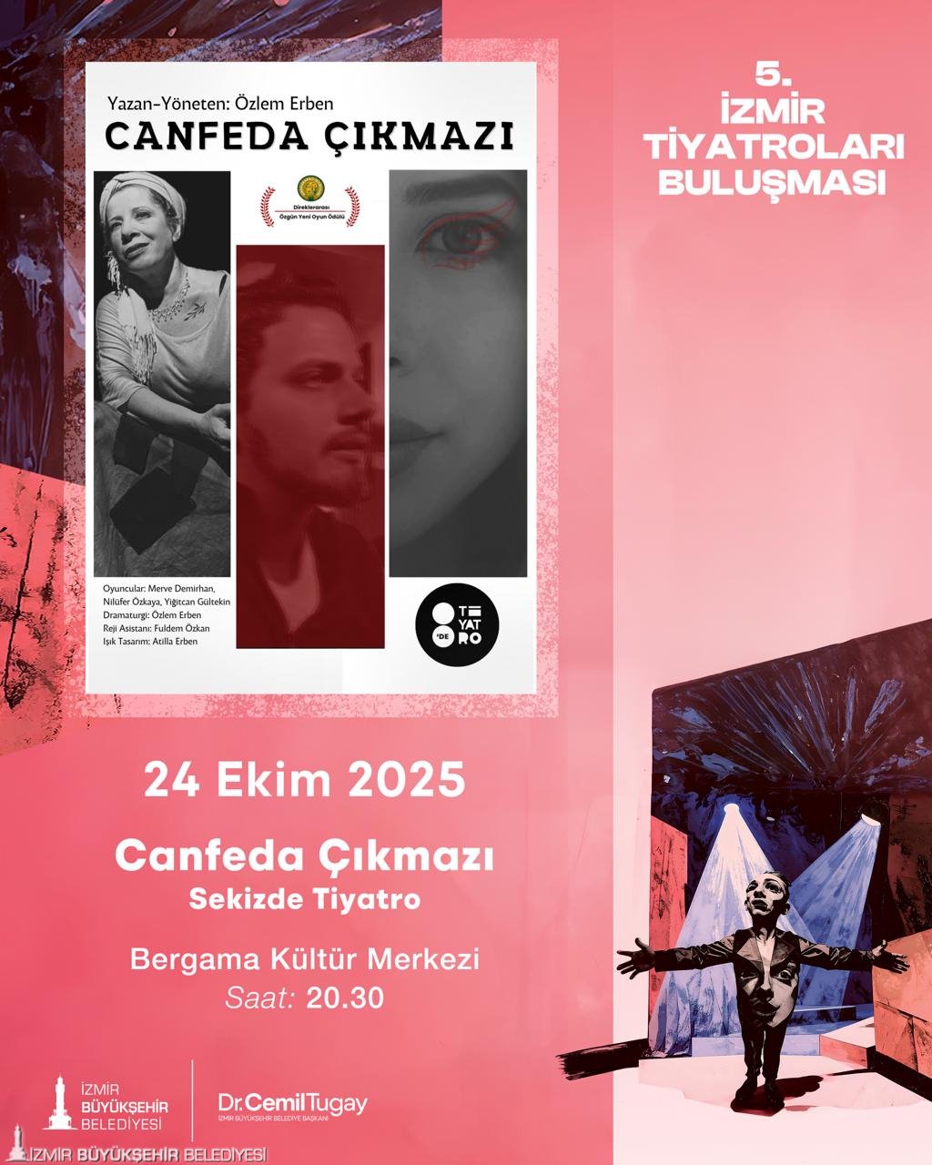 İzmir’de Tiyatro Şöleni Başlıyor! 5. İzmir Tiyatroları Buluşması'nda 16 Oyun Sergilenecek (1)