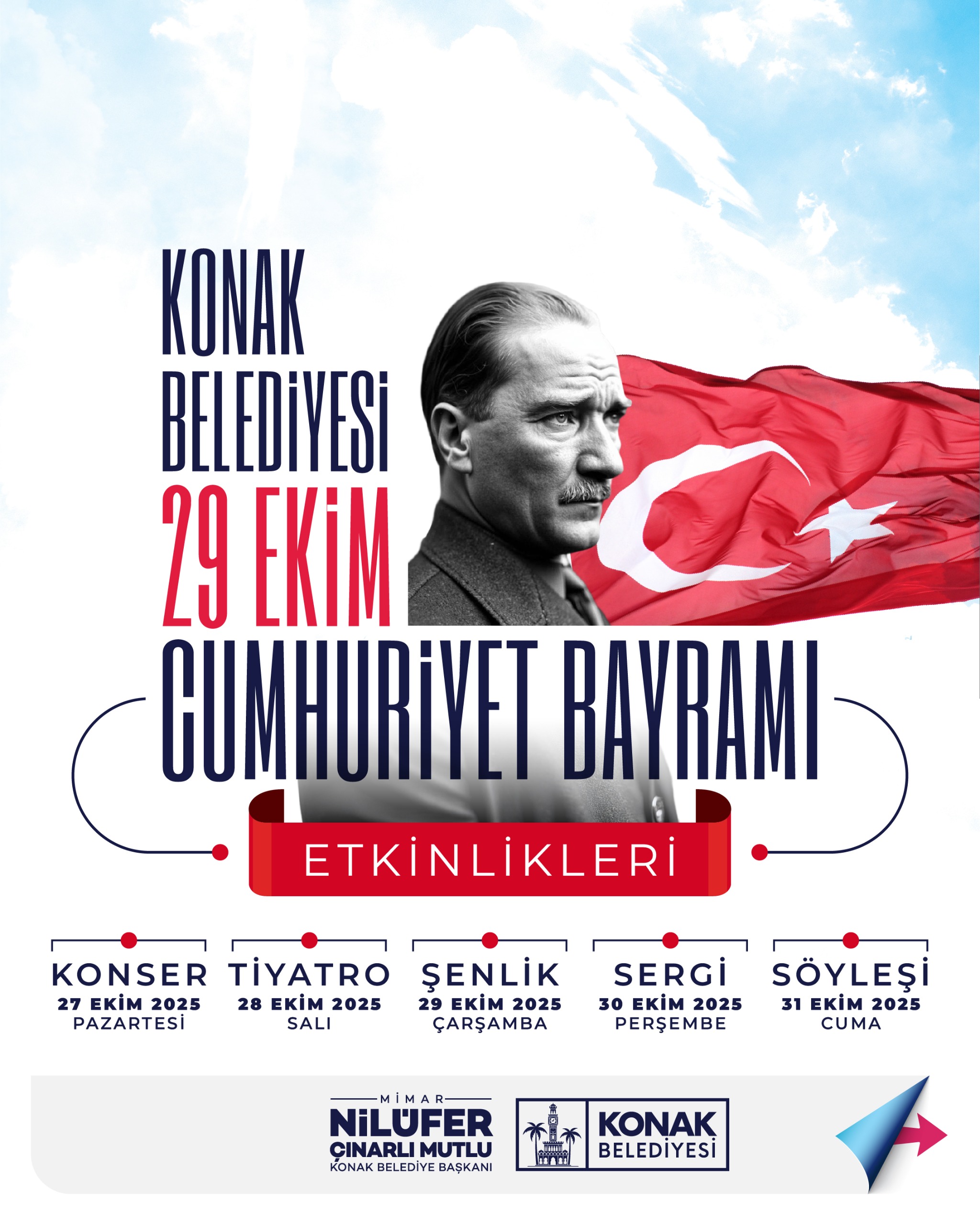 Konak’ta 102. Yıl Cumhuriyet Coşkusu Başladı (3)
