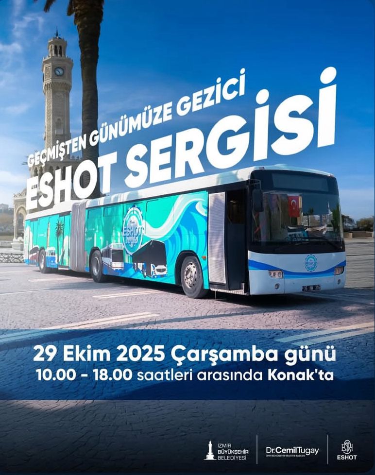 Nostalji severler buraya! ESHOT’un gezici sergisi İzmir’de