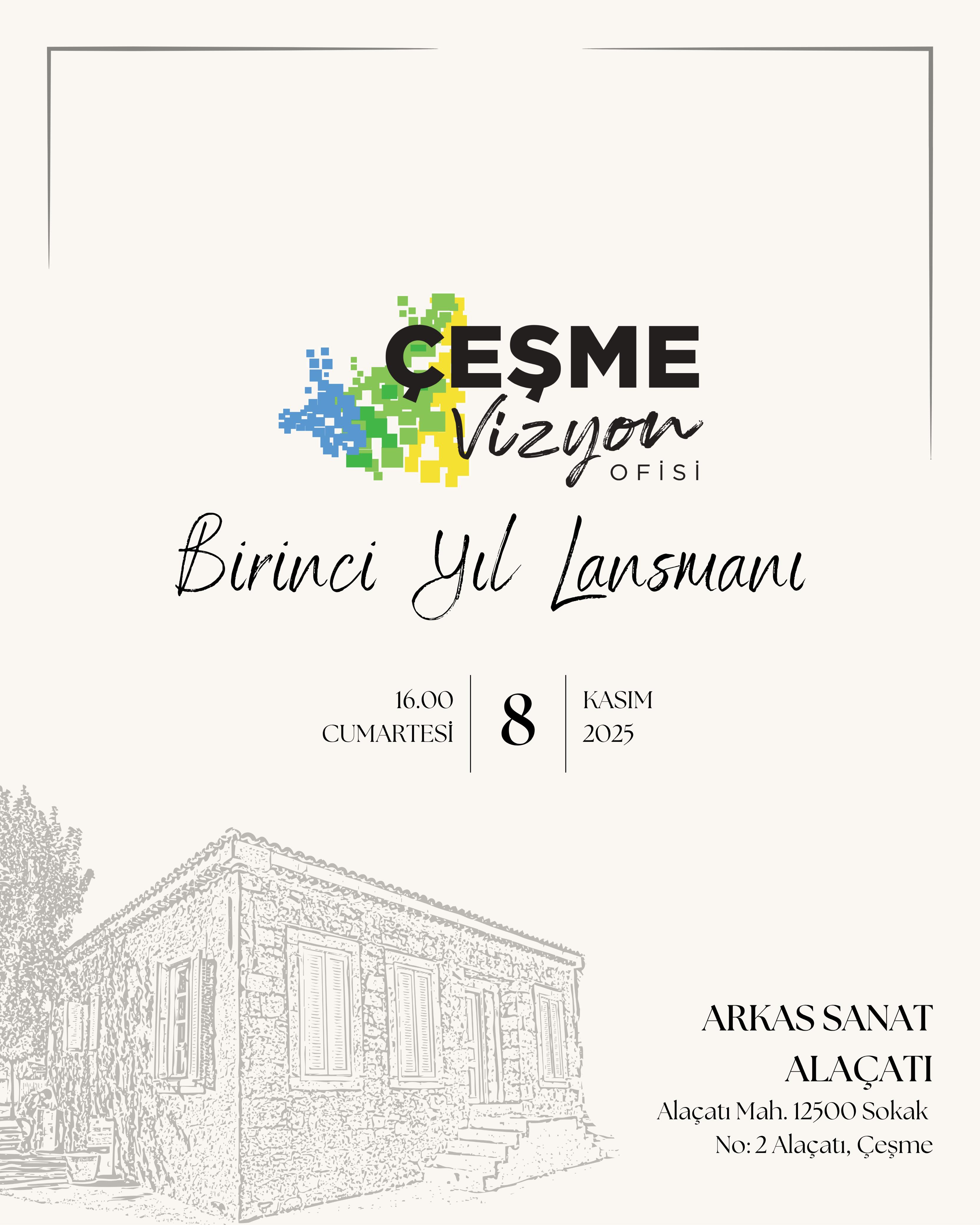 Çeşme Vizyon Ofisi 1 yaşında