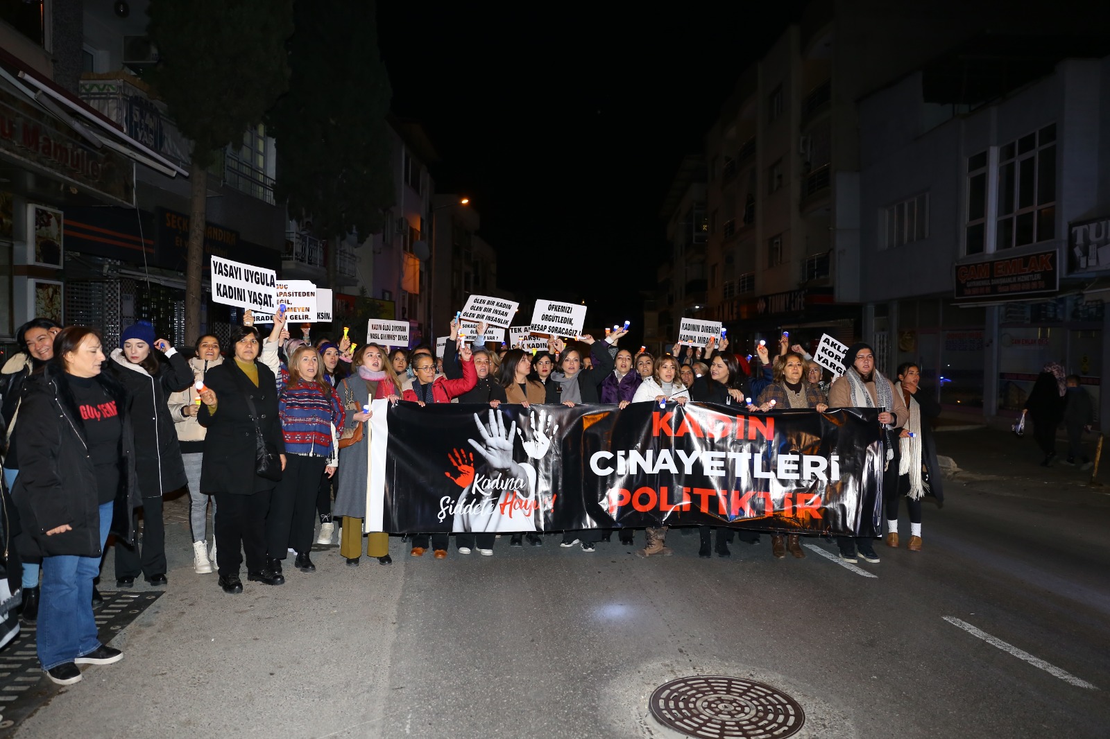 Başkan Kınay Kadına Şiddete Karşı 24 Saat Nöbette (2)