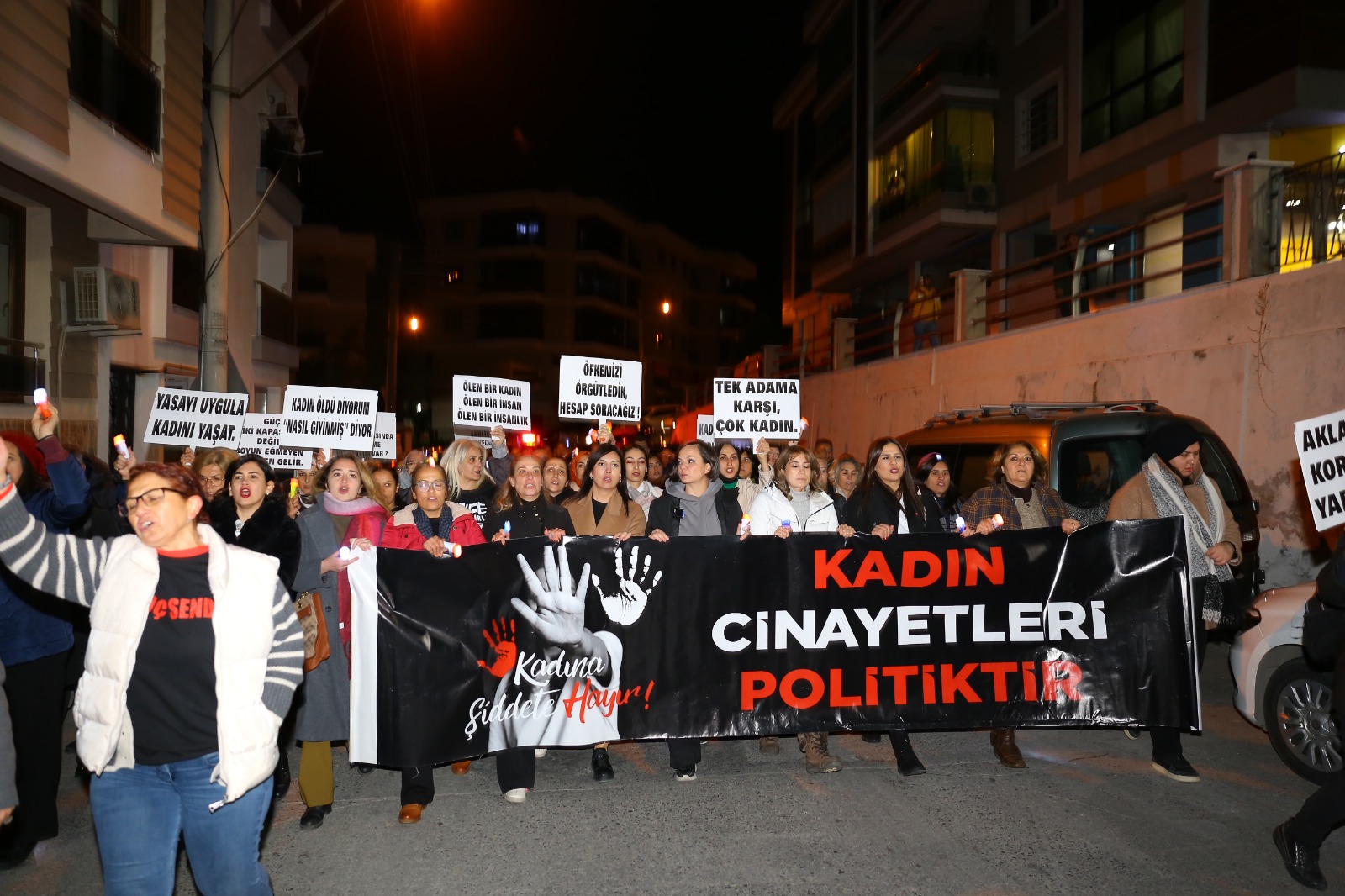 Başkan Kınay Kadına Şiddete Karşı 24 Saat Nöbette (6)