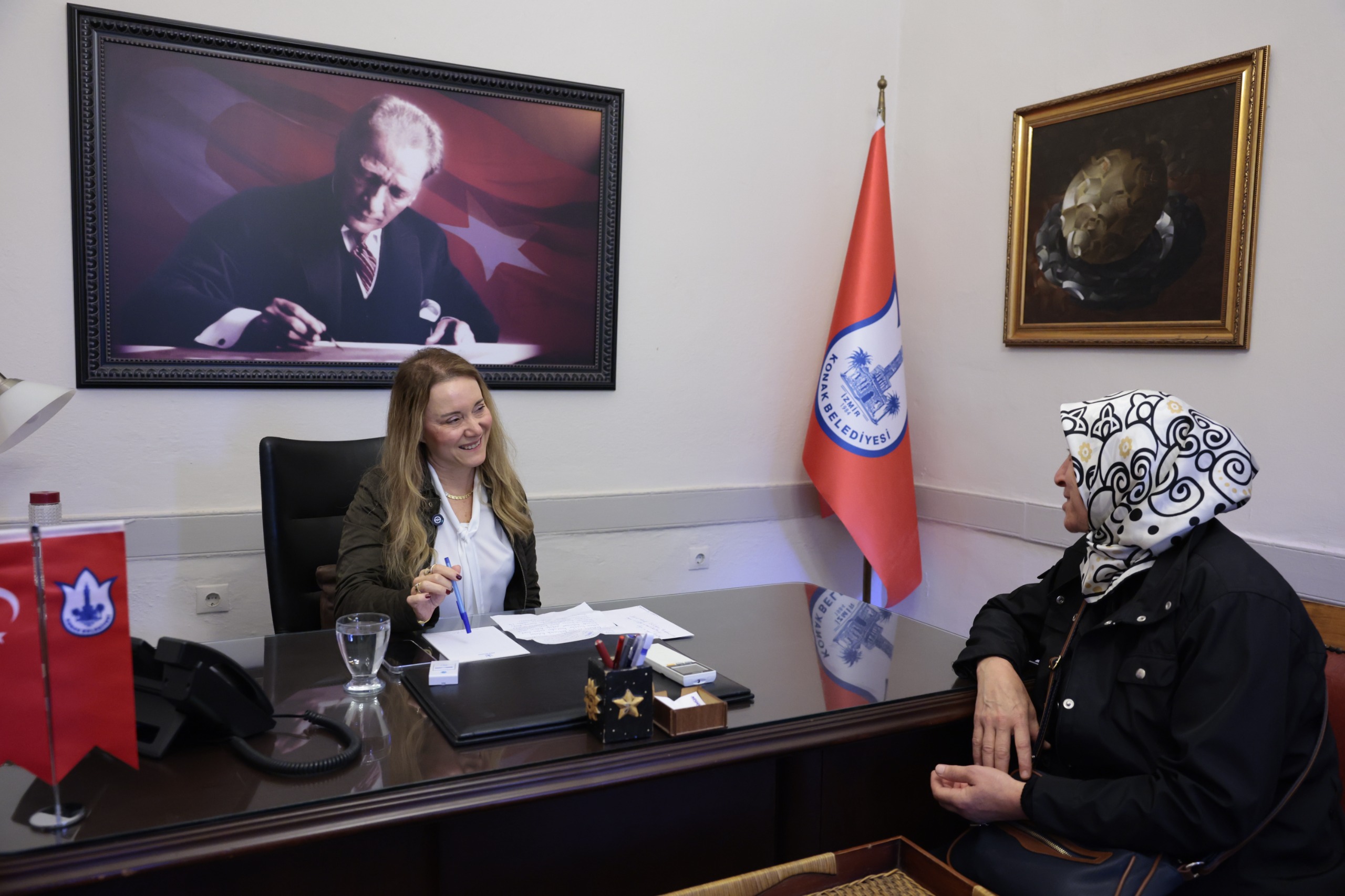 Başkan Mutlu, Konaklılarla Basmane’de Buluştu (1)