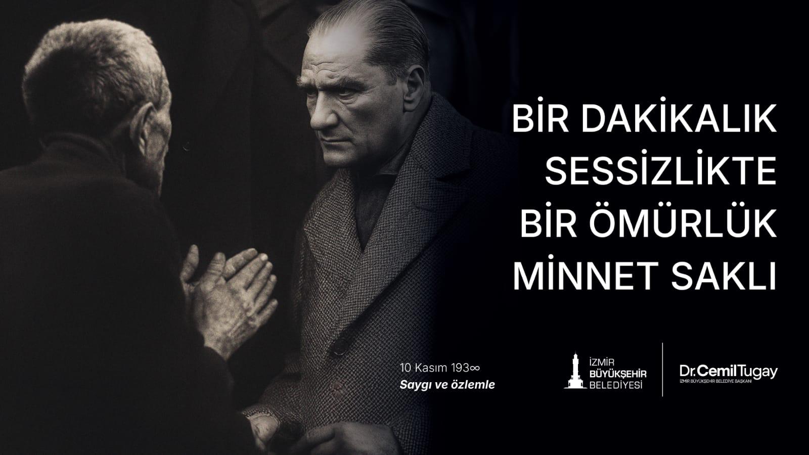 Başkan Tugay 'Atatürk Ve Cumhuriyet Sonsuza Dek Yaşayacak' (1)
