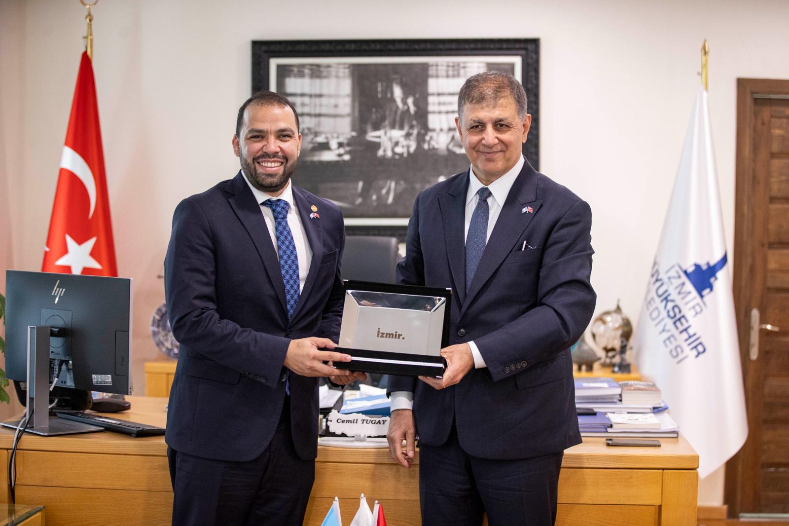 Başkan Tugay, Guatemala Büyükelçisi Recinos’u Ağırladı (4)