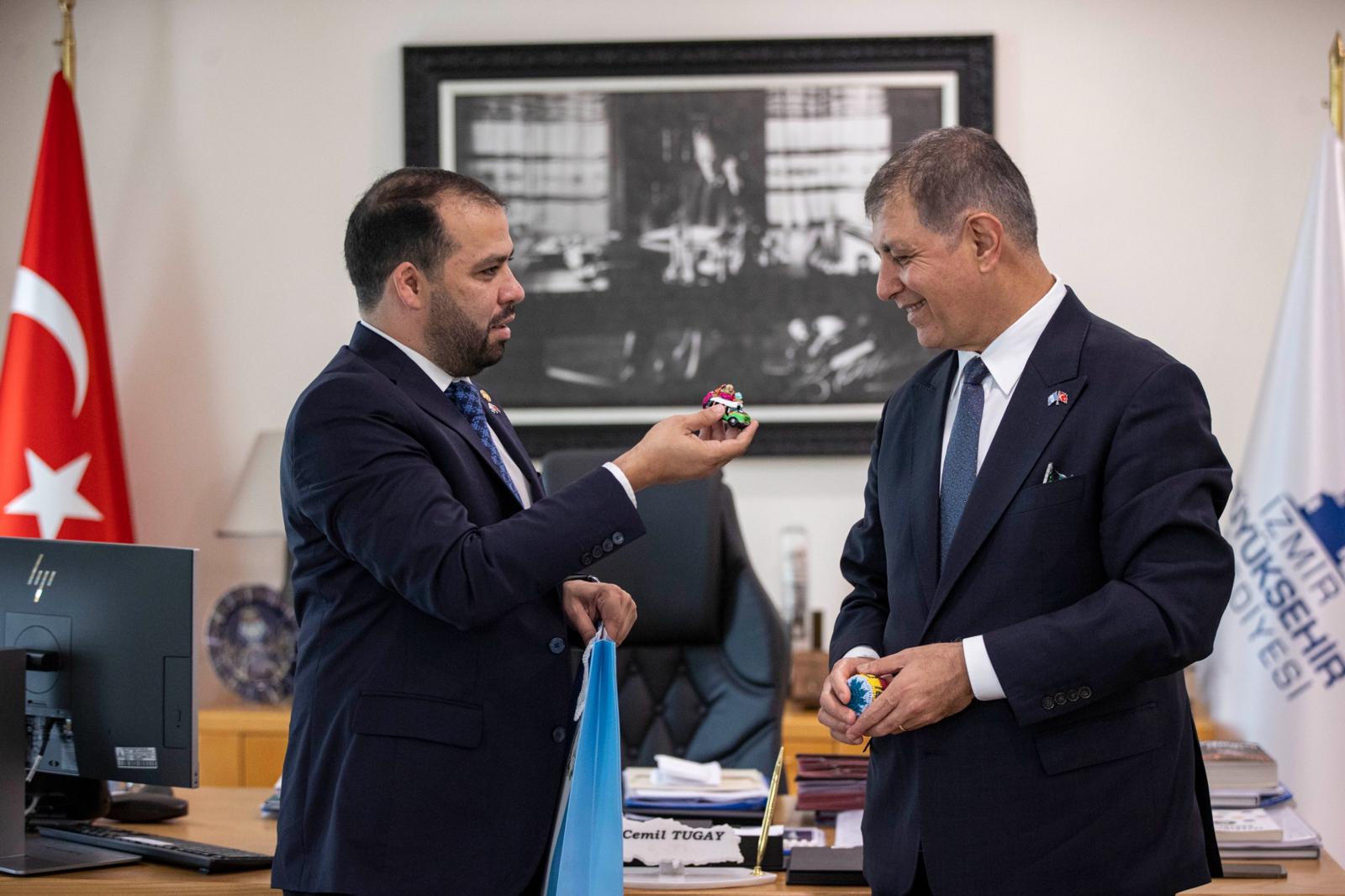 Başkan Tugay, Guatemala Büyükelçisi Recinos’u Ağırladı (5)