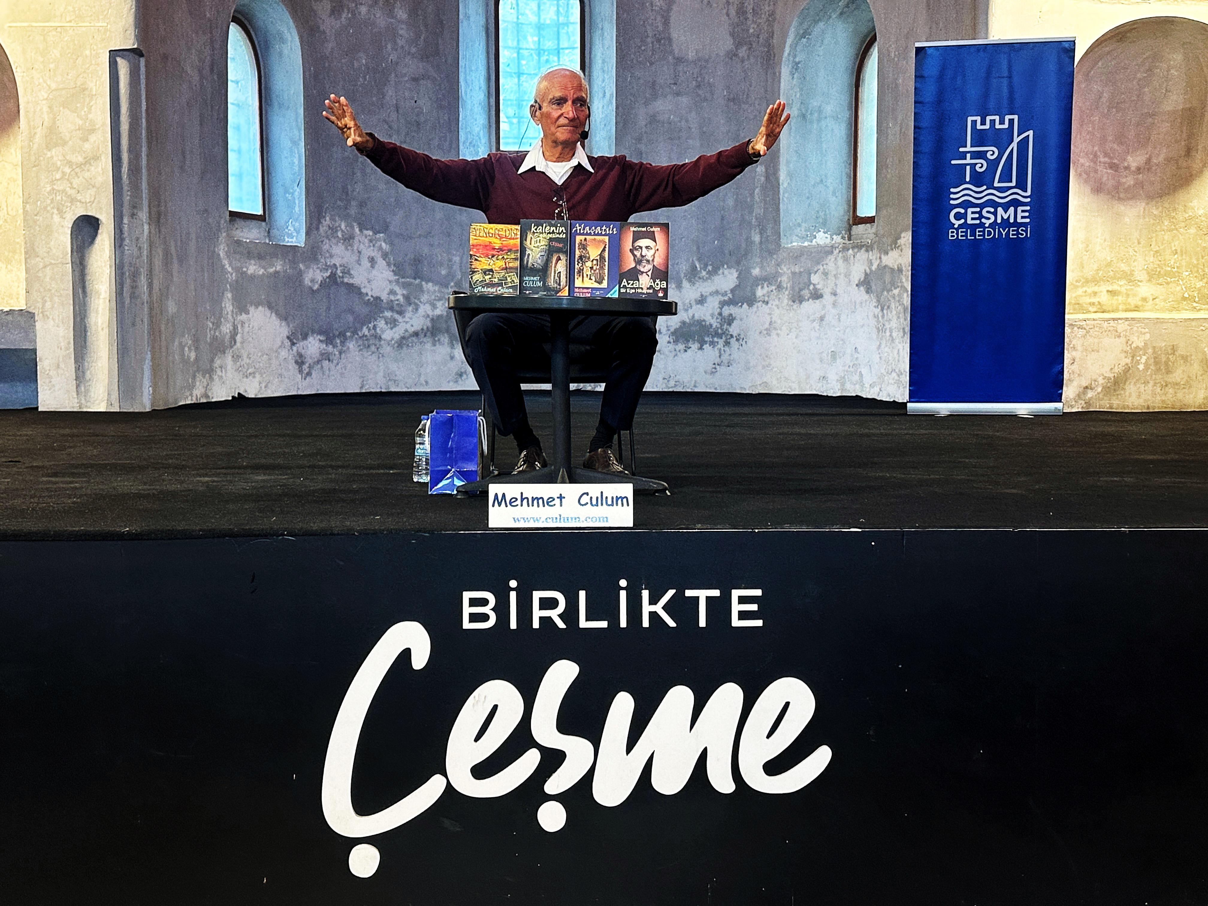 Çeşmeli Yazar Mehmet Culum, Okurlarıyla Buluştu (6)