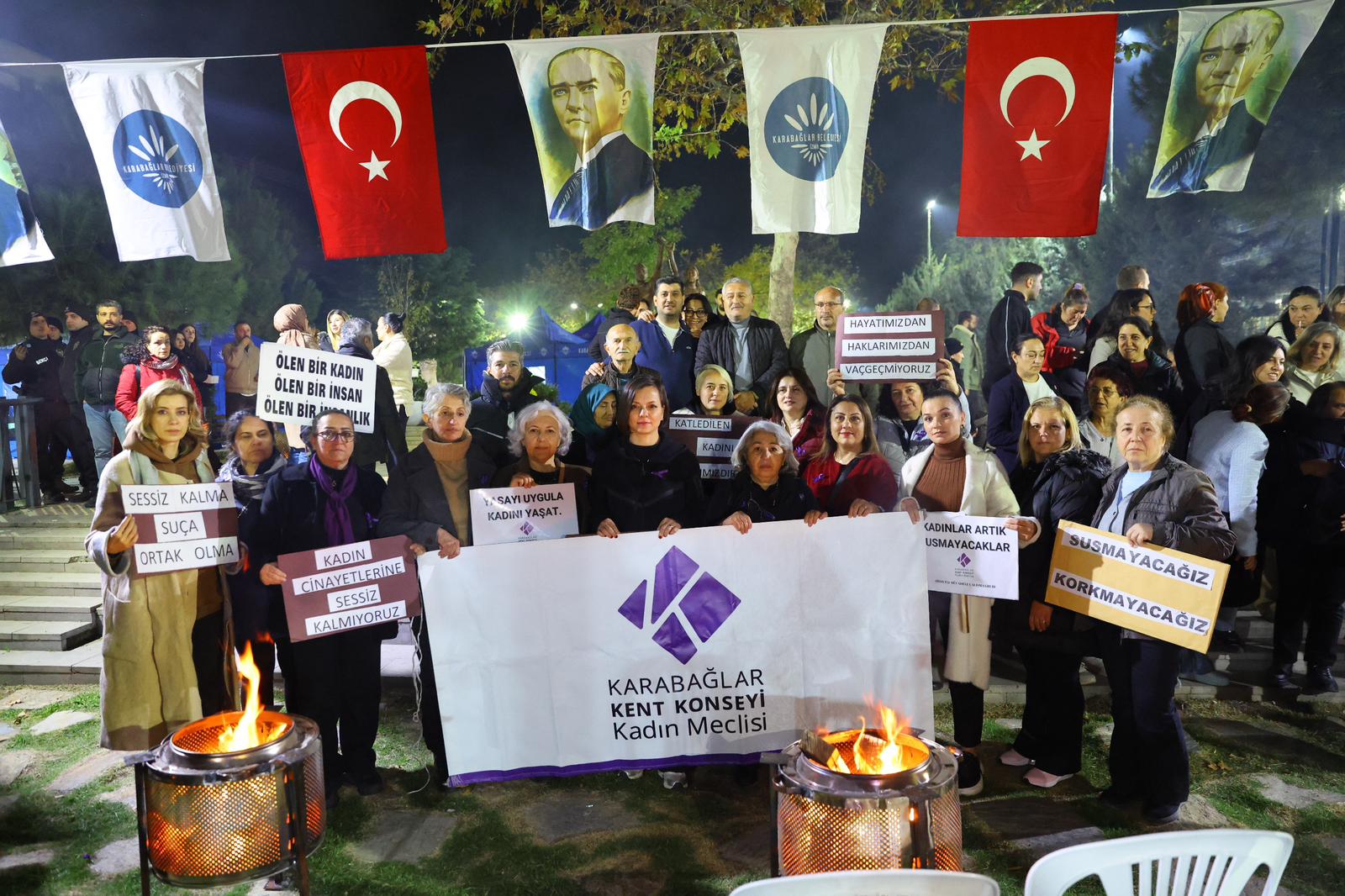 Hiçbir Kadın Yalnız Yürümeyecek Karabağlar’dan Güçlü Mesaj (1)