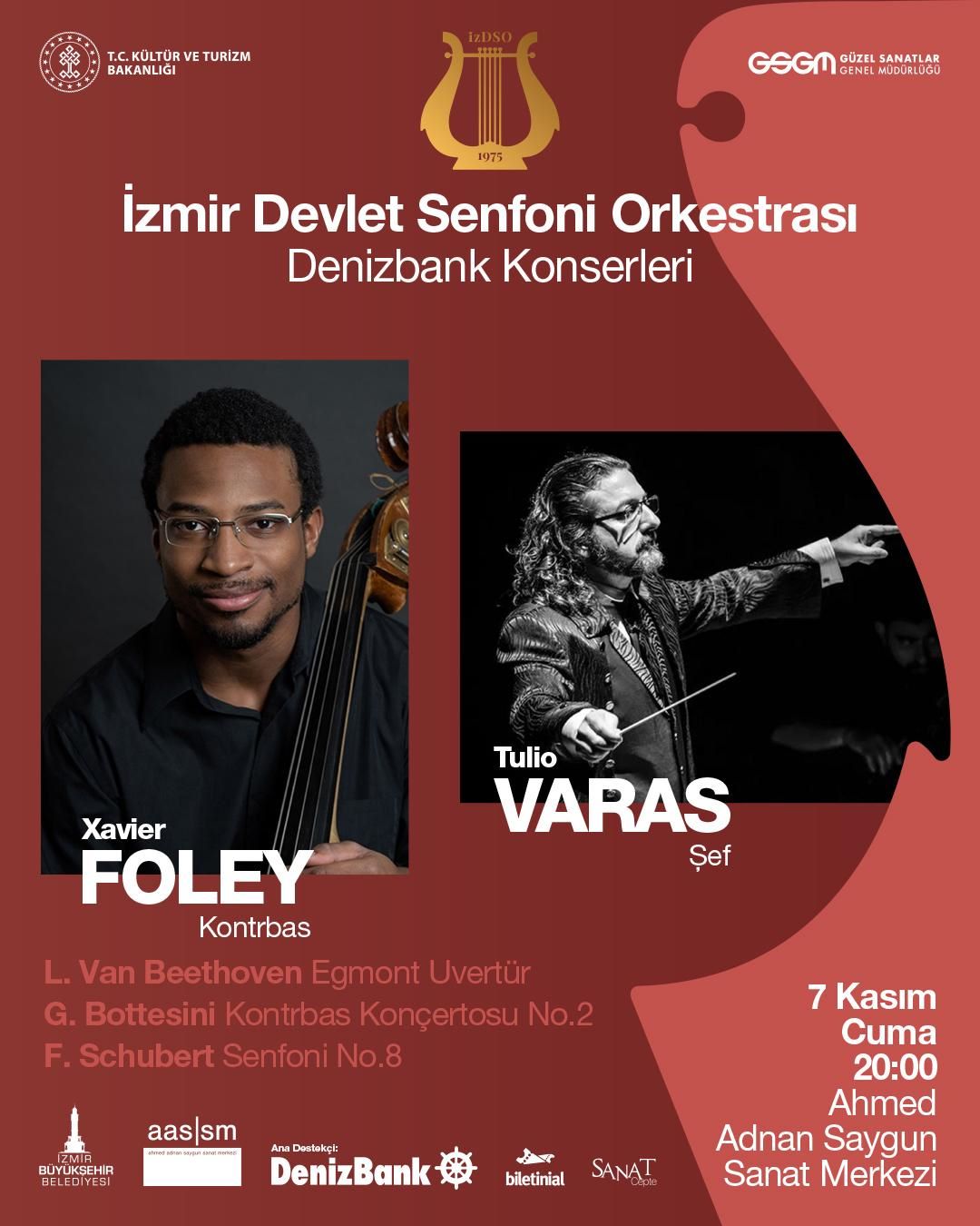 İzmir Devlet Senfoni Orkestrası, Klasik Müzik Tutkunlarını 7 Kasım 2025 Cuma Akşamı Özel Bir Konserle Ağırlayacak.