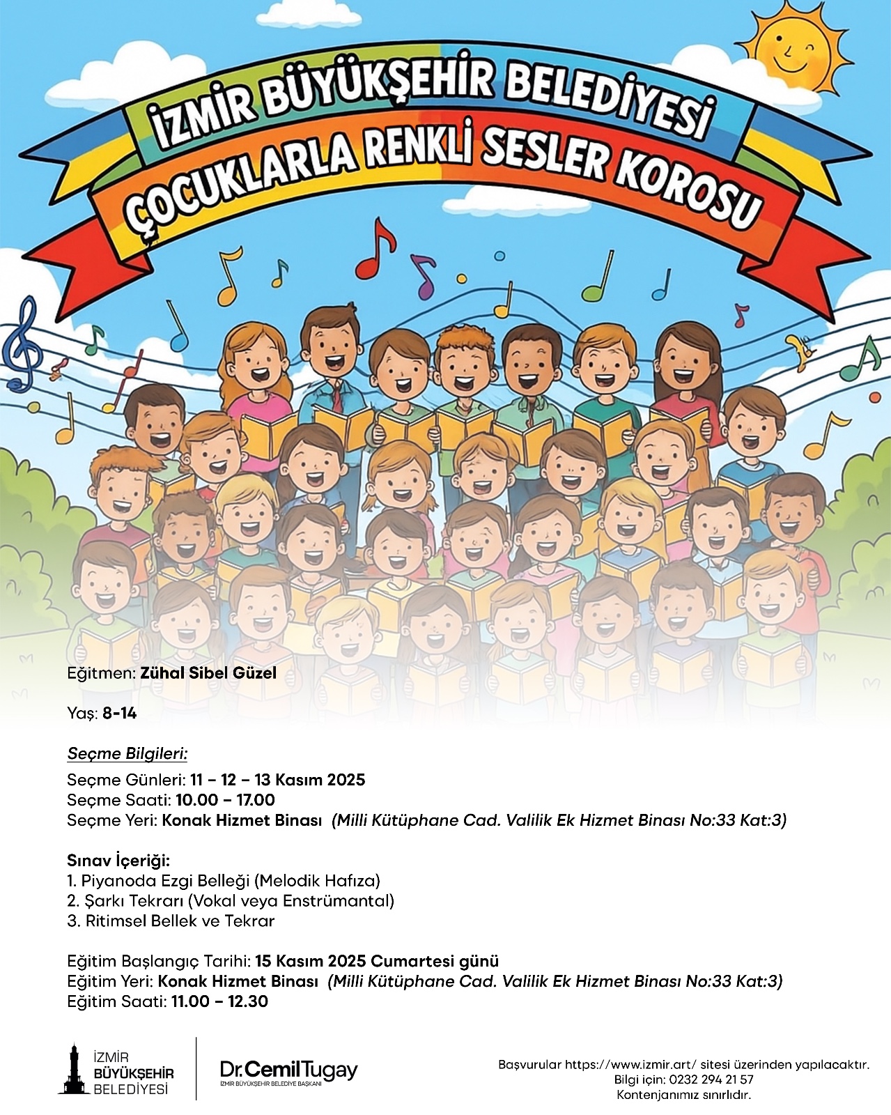 İzmir’de “Çocuklarla Renkli Sesler Korosu” Için Seçmeler Başlıyor (1)