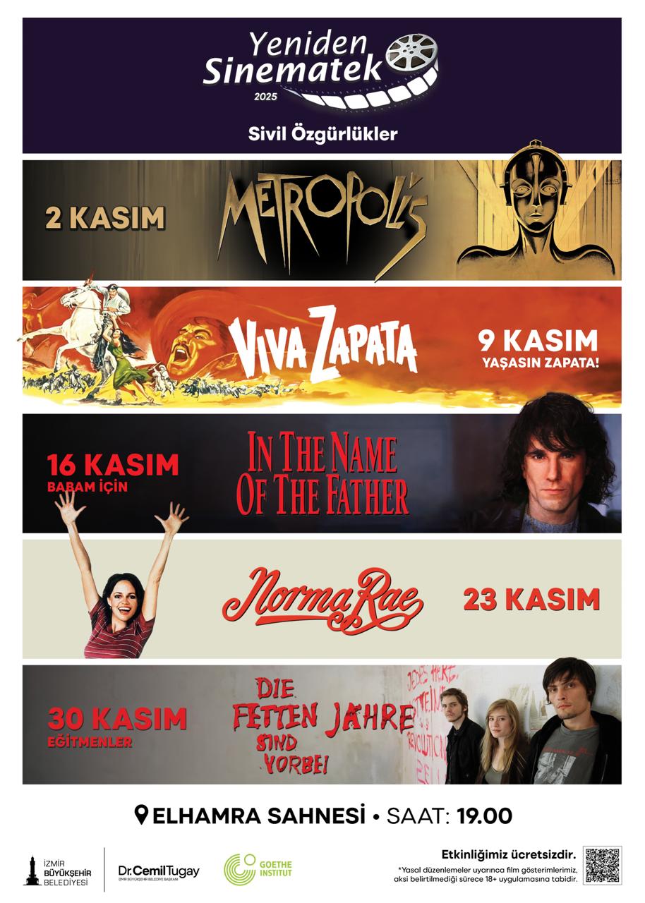 İzmir’de Pazar Akşamları Dolacak Sinematek 'Sivil Özgürlükler' Temasıyla Geri Döndü! (2)