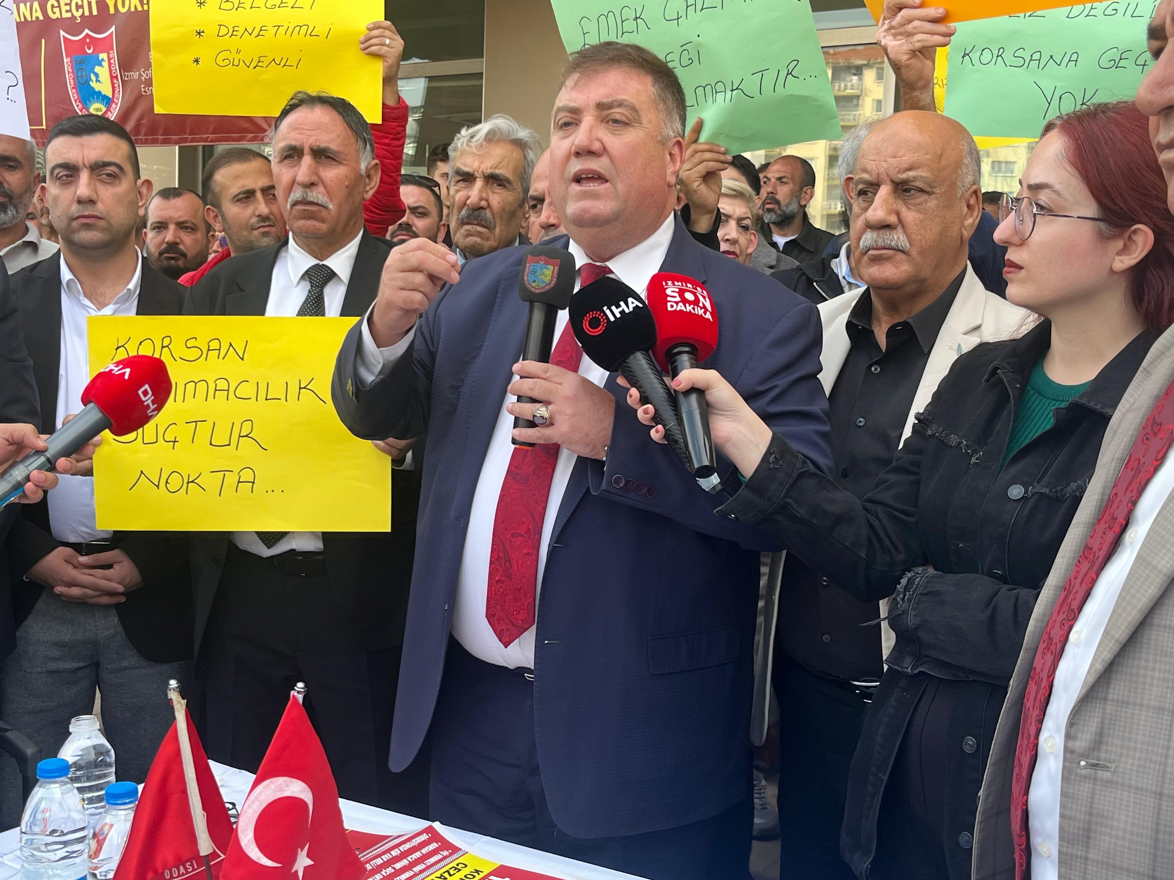 İzmir’de Taksicilerden Korsan Taşımacılığa Isyan (2)